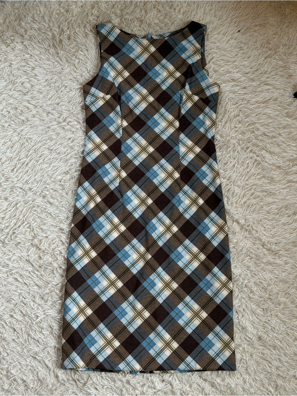y2k Plaid Rampage Midi Dress